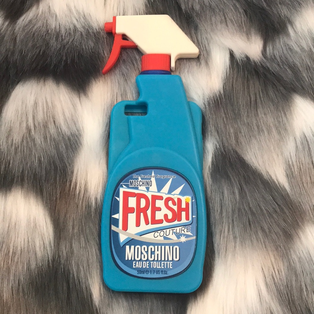 Moschino Eau De Tollette iPhone Case